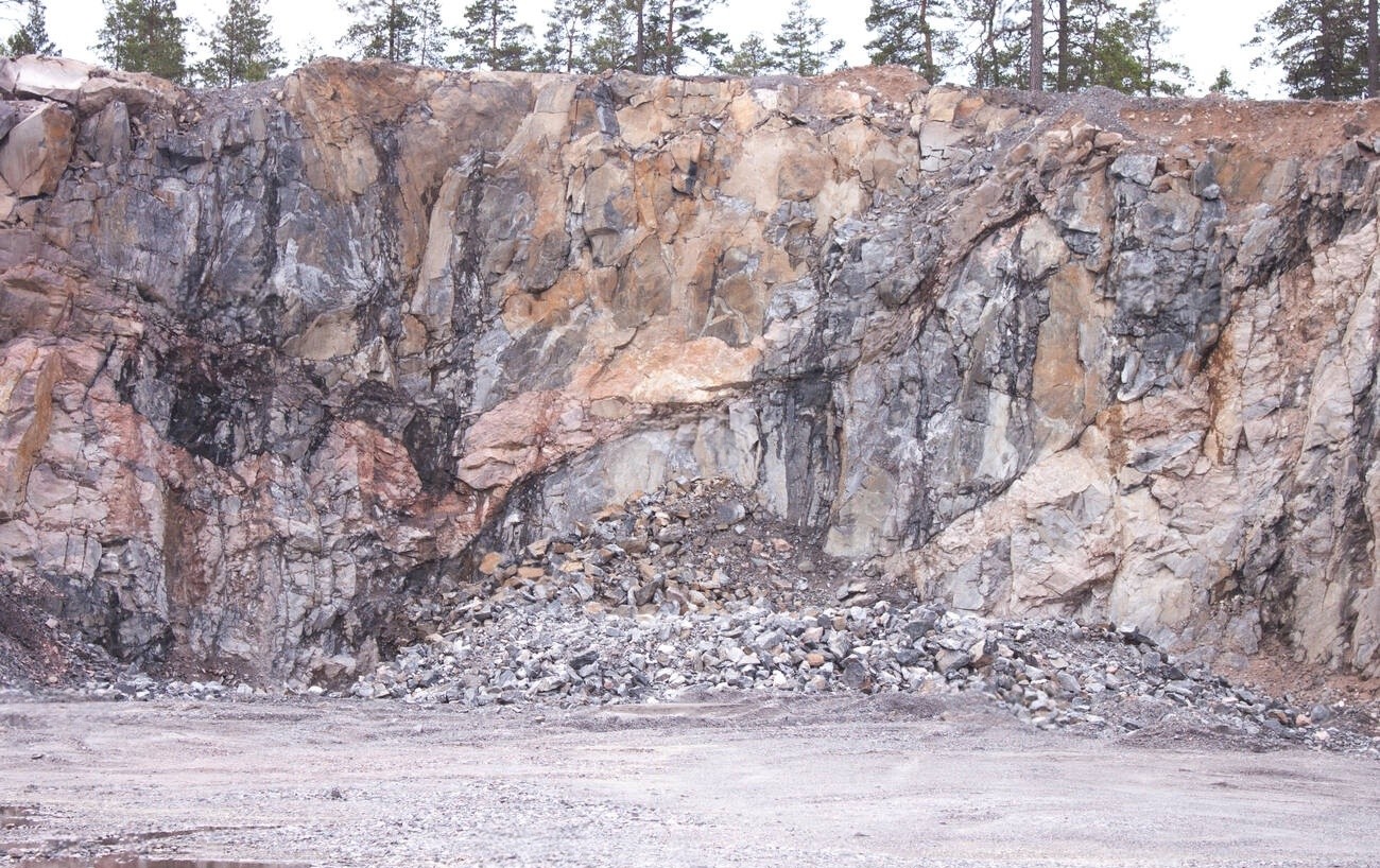 Quartzite rock 